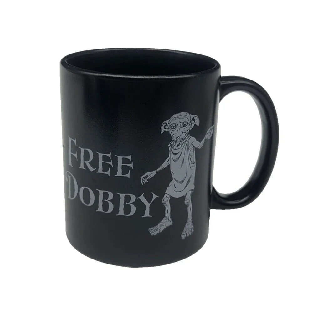 Coffee Cup Mug Harry Potter Free Dobby Black Paladone Ceramic Mug